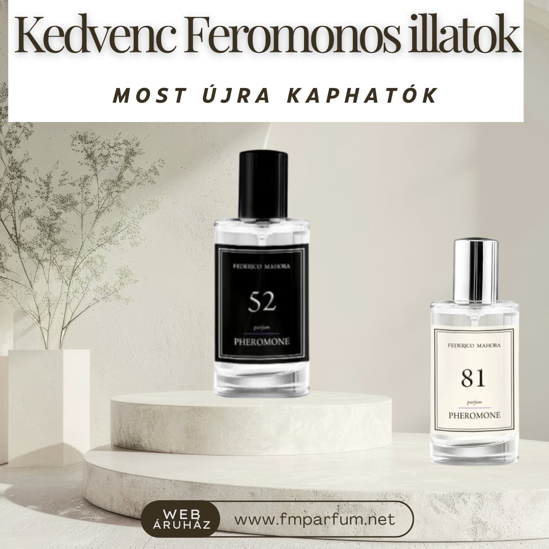 Feromonos illatok újra kaphatóak.